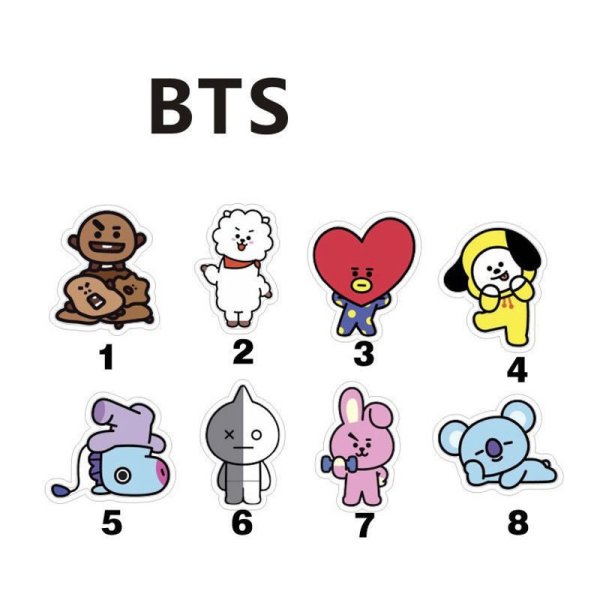 BTS игрушки bt21 имена