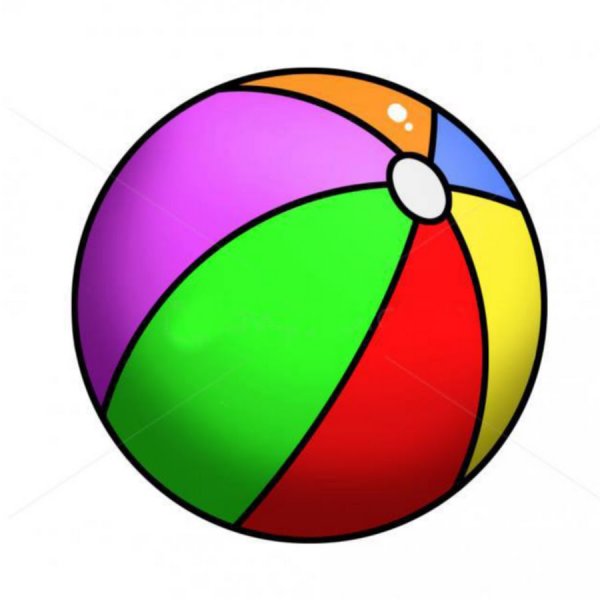 Рисование цветные мячики