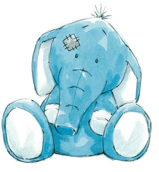 Рисование игрушки слон