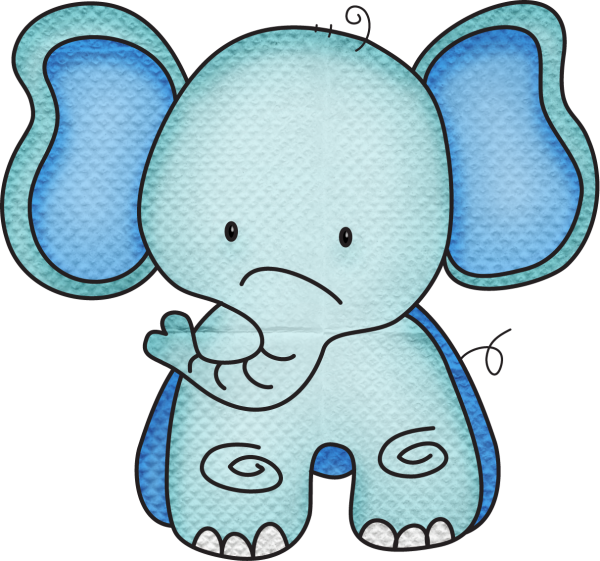 Рисование игрушки Слоненок