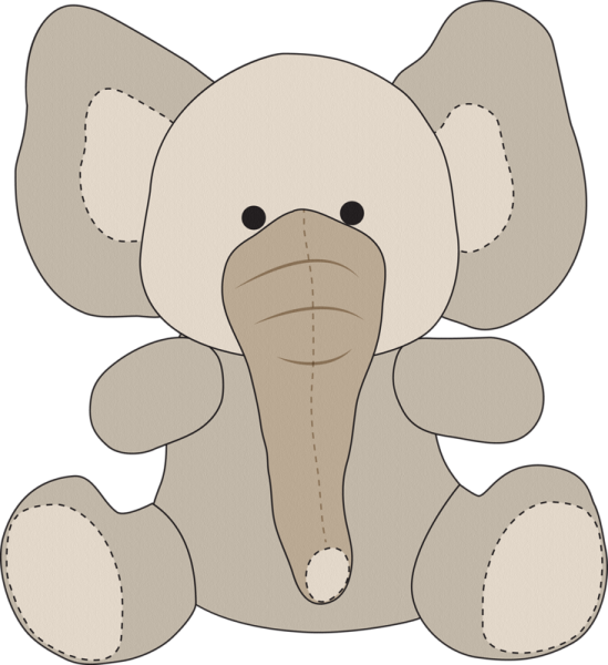 Рисование игрушки Слоненок
