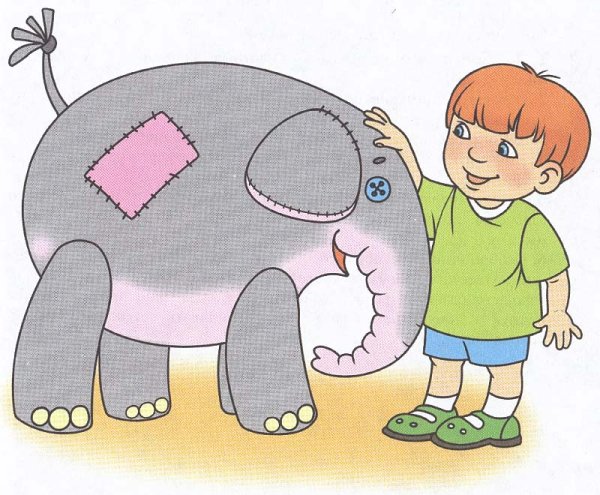 Игрушка Слоненок рисунок для детей