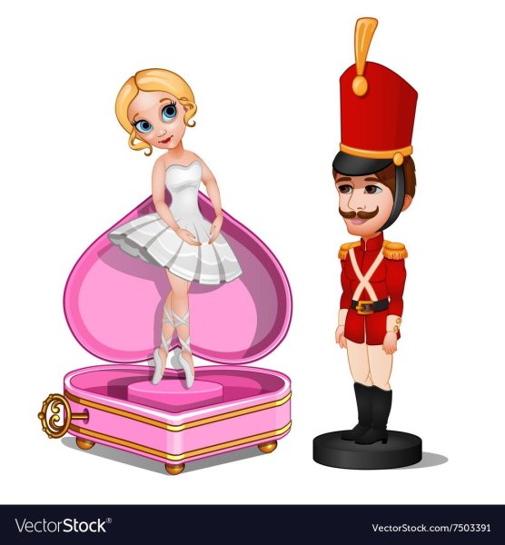 Игрушка оловянный солдатик и балерина
