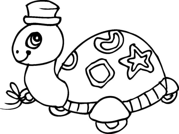Раскраски игрушки для детей 3-4 лет