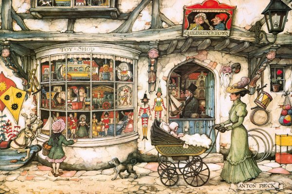 Голландский художник anton Pieck