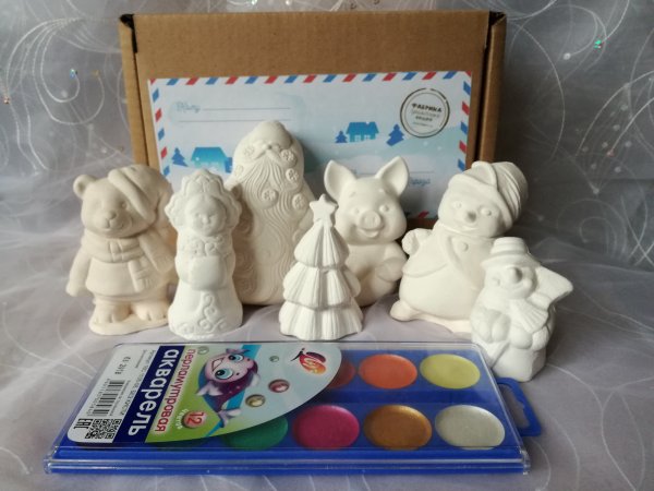 Фигурки из гипса для раскрашивания