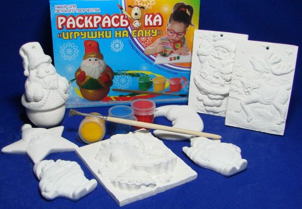Гипсовые фигурки для раскрашивания
