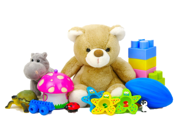 Игрушки на прозрачном фоне