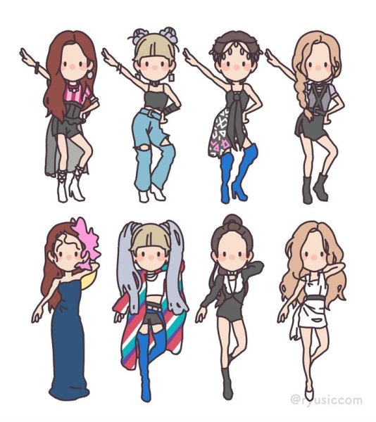 BLACKPINK Kill this Love аниме
