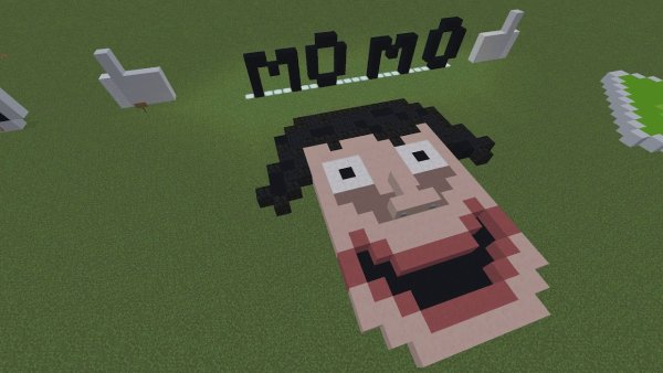 Momo постройка в майнкрафт