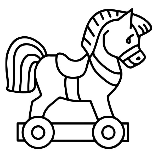 Раскраска. Игрушки