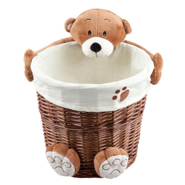 Плетеные корзины для хранения игрушек