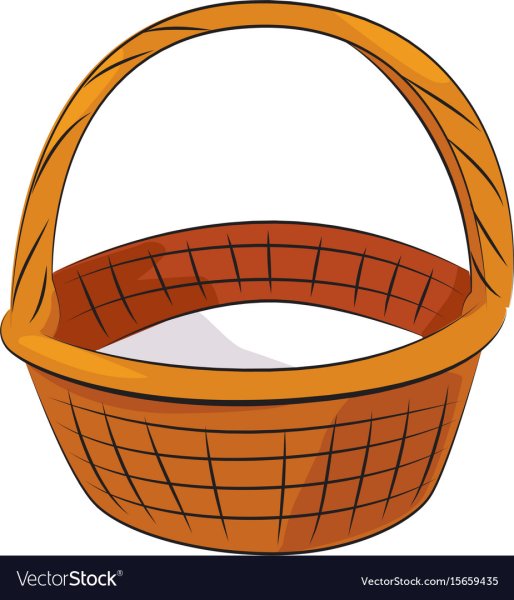 Корзина рисунок для детей