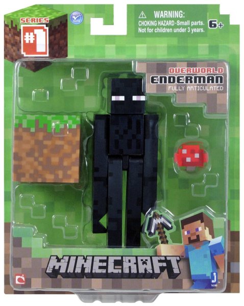 Фигурки героев Minecraft Enderman Странник края с аксессуарами 8см tm16500