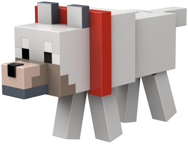 Фигурка Minecraft волк сборная большая Mattel gvv16
