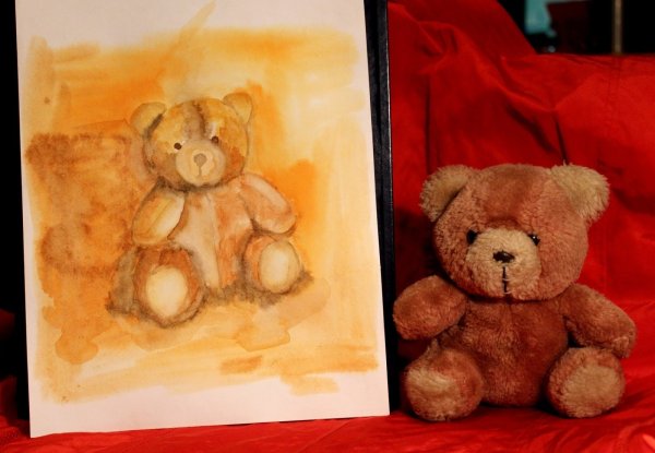 Рисунки мои игрушки медведь (43 фото)