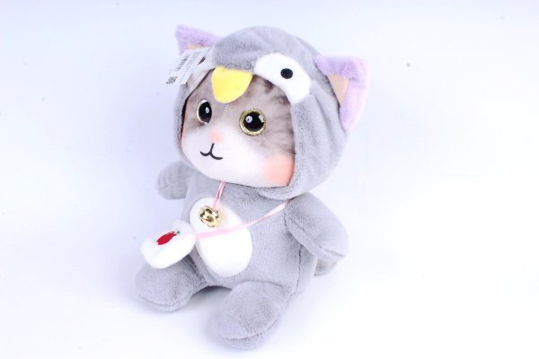 Мягкая игрушка котёнок в костюме