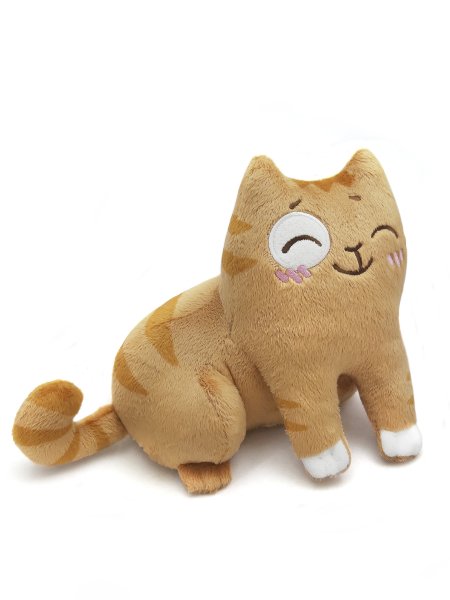 Кот персик игрушка