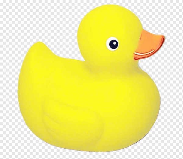Желтая утка игрушка