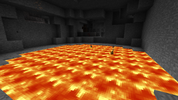 Minecraft лава