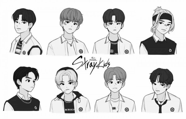 Минхо Stray Kids Чиби