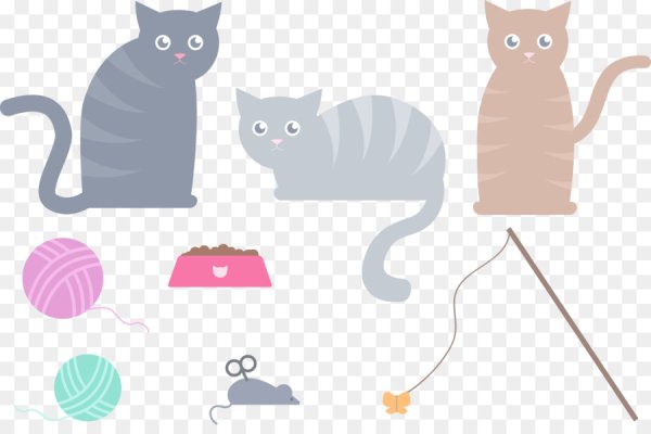 Кошка вектор