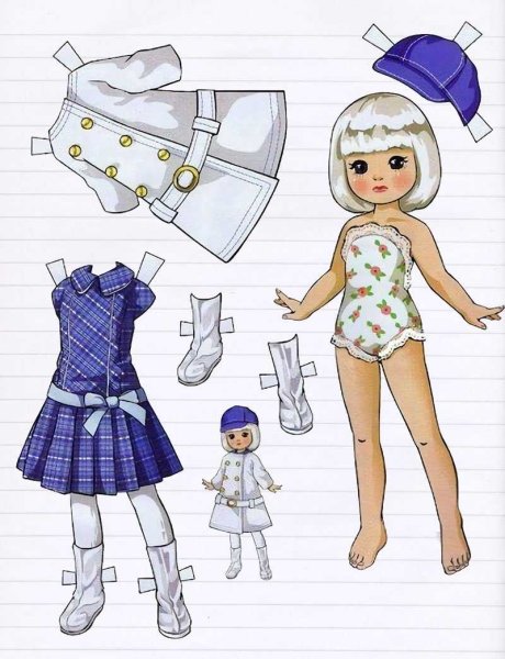 Бумажные куклы мальчик tiny Betsy MCCALL