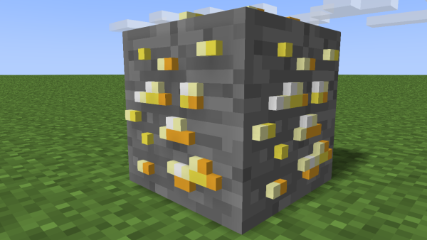 Gold ore майнкрафт