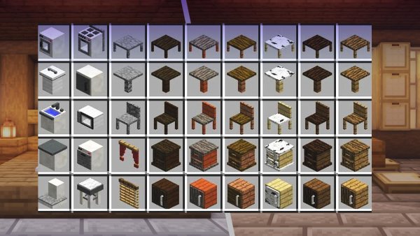 Мебель для МАЙНКРАФТА 1.16.5