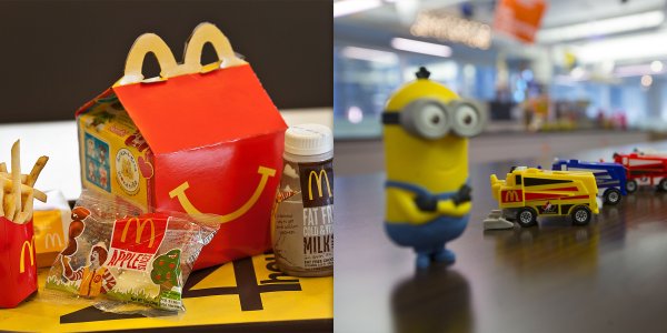 Игрушки лука в Макдональдсе