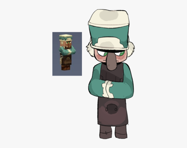 Villager Minecraft арт