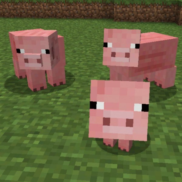 Minecraft мобы свинья