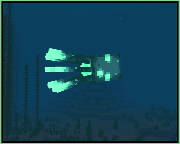 Glow Squid майнкрафт