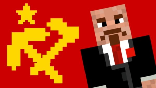 Флаг советского Союза в МАЙНКРАФТЕ