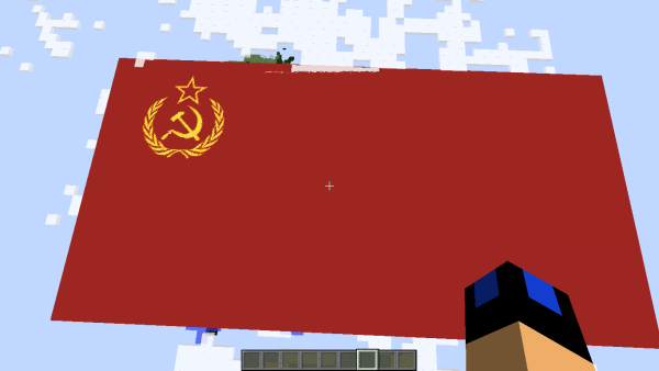 Советский флаг СССР В МАЙНКРАФТЕ