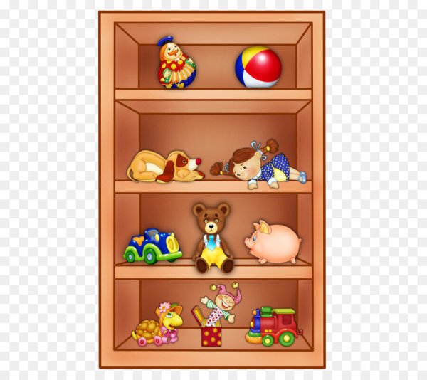 Полка для игрушек мультяшная