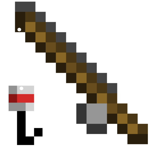 Minecraft удочка