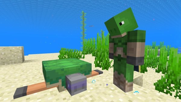Minecraft черепашка