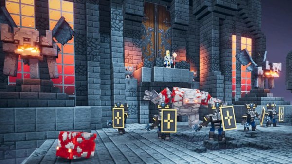 Майнкрафт Dungeons босс