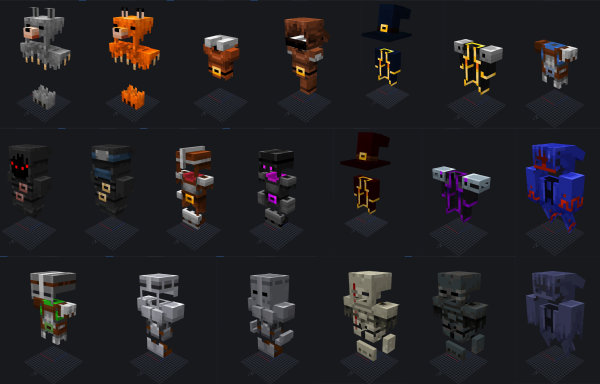 Вся броня Minecraft Dungeons