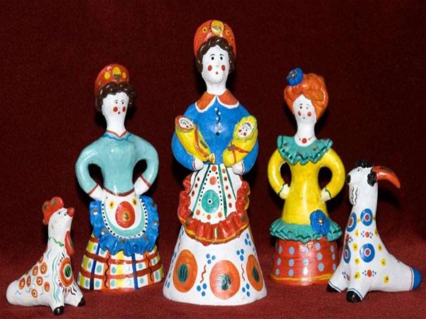 Гжель и Дымковская