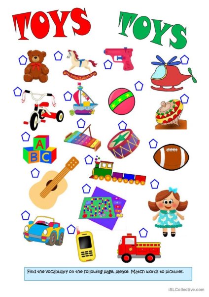 Toys английский для детей