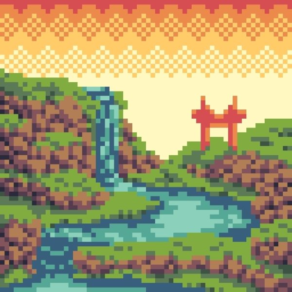 Пиксель арты 32x32 сложные