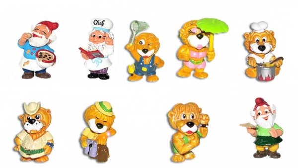 Прозрачные игрушки из киндера