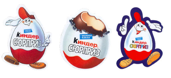 Киндер сюрприз в кепочке