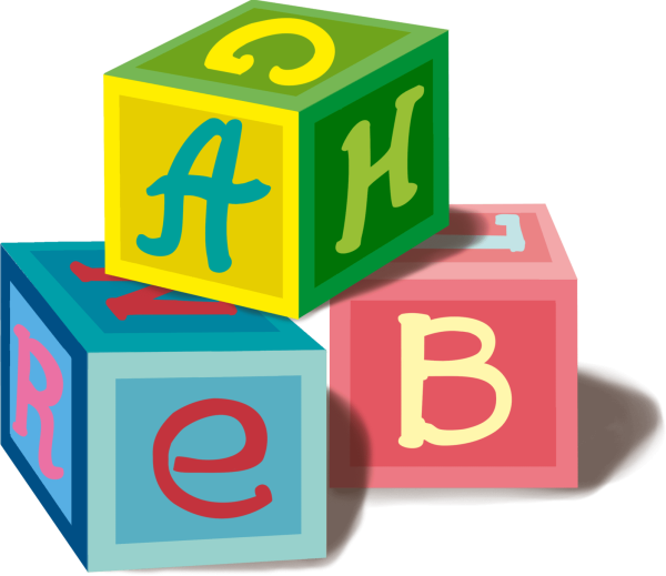 Детские кубики вектор