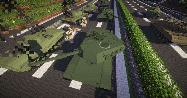 Военная база Minecraft 1.7.10
