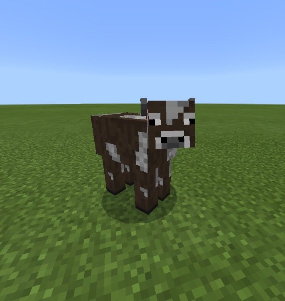 Minecraft корова