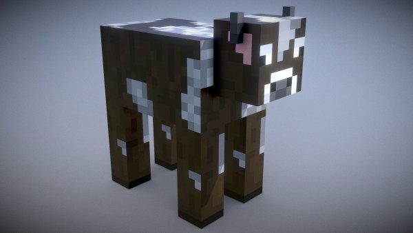 Minecraft корова