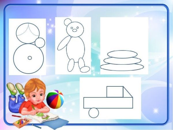 Рисование в старшей группе любимые игрушки